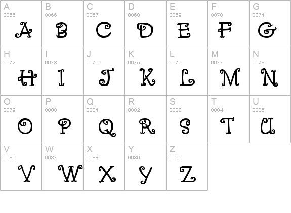 AnniesCurlyQ details - Free Fonts at FontZone.net