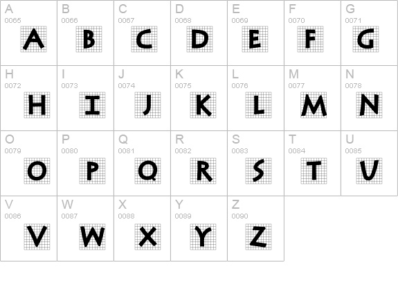 AntiquaInGrid details - Free Fonts at FontZone.net