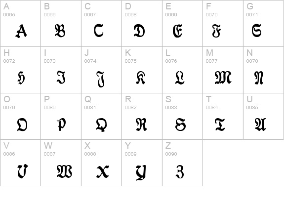 Antraxja  Goth 1938 details - Free Fonts at FontZone.net