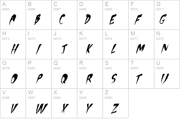 Apocalypse 1 details - Free Fonts at FontZone.net