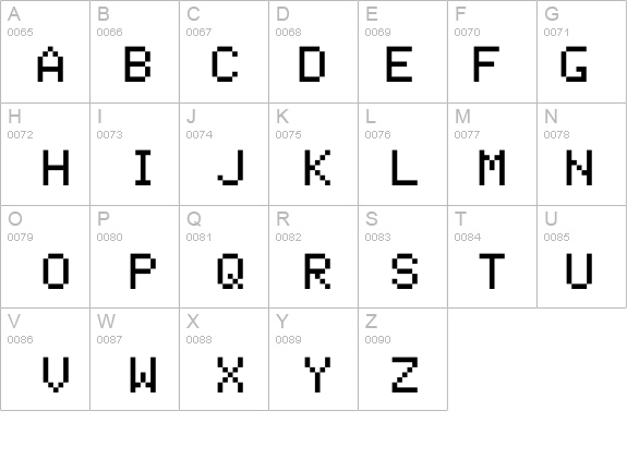 Apple ][ details - Free Fonts at FontZone.net