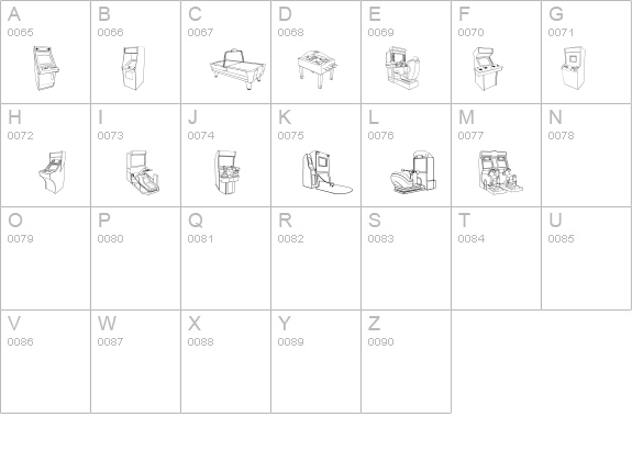 Arcarde Video Games details - Free Fonts at FontZone.net