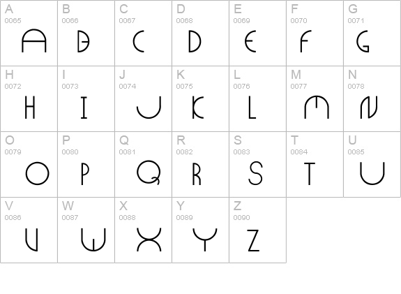 Arctic details - Free Fonts at FontZone.net