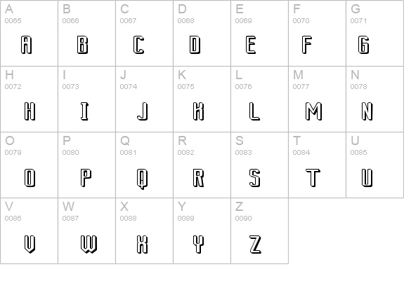 Ardour 3D GM details - Free Fonts at FontZone.net