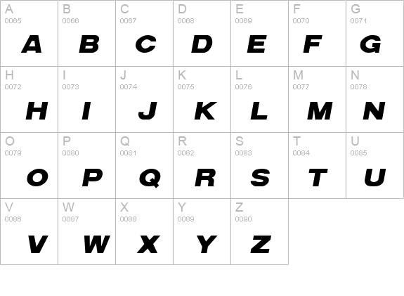 ArenaBlackExtended Italic details - Free Fonts at FontZone.net