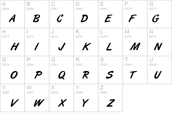 ArtBrush Medium details - Free Fonts at FontZone.net