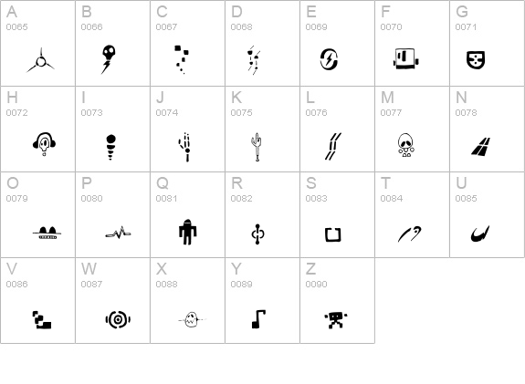 Artefekt details - Free Fonts at FontZone.net