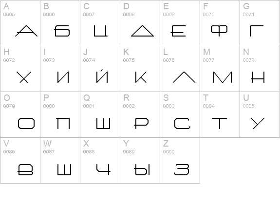 ARX details - Free Fonts at FontZone.net