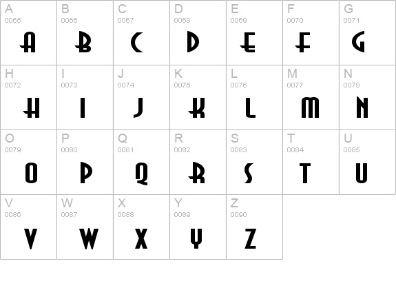 Asia-Extended Bold details - Free Fonts at FontZone.net