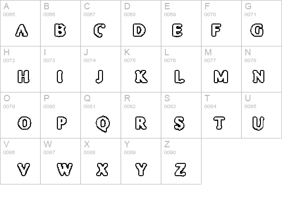 Astro Creep 2 details - Free Fonts at FontZone.net