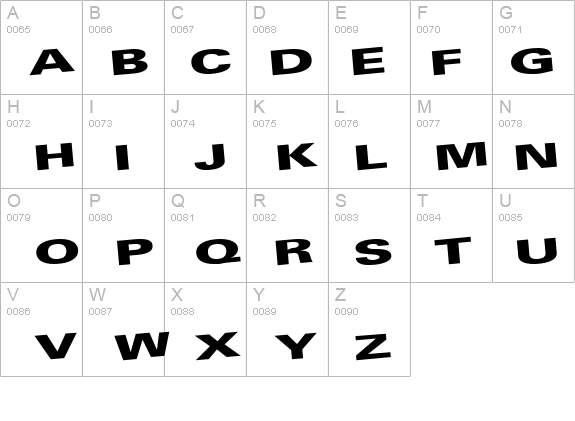At Regular details - Free Fonts at FontZone.net