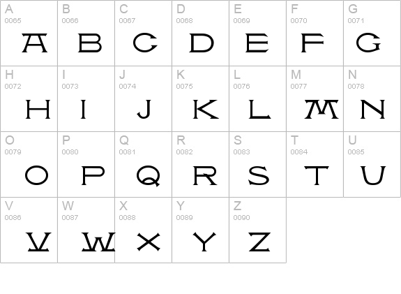 Atlantis MF details - Free Fonts at FontZone.net