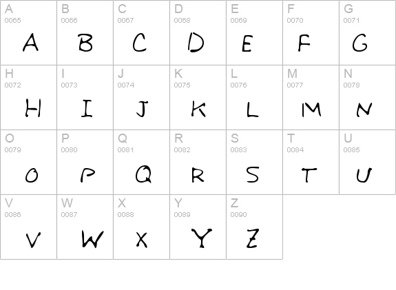 AudreysHand details - Free Fonts at FontZone.net