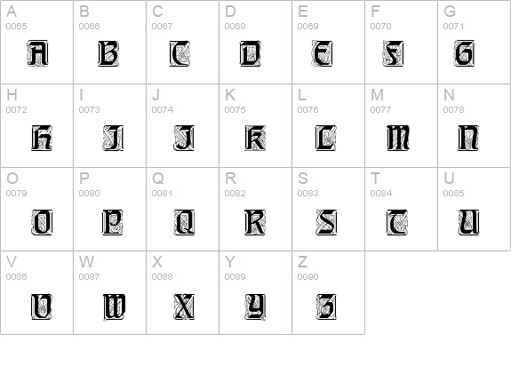 Augsburger Initials details - Free Fonts at FontZone.net