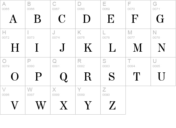 AugustDB Normal details - Free Fonts at FontZone.net
