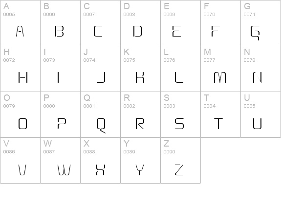 Aunchanted Xspace Thin details - Free Fonts at FontZone.net