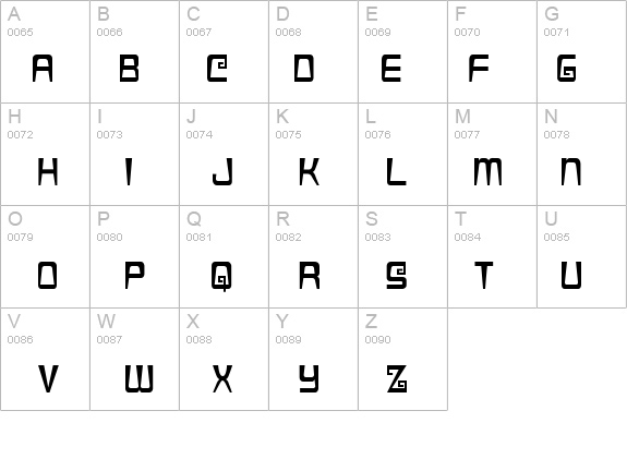 AztecaCondensed-Regular details - Free Fonts at FontZone.net