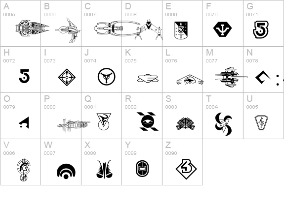 B5Symbols details - Free Fonts at FontZone.net