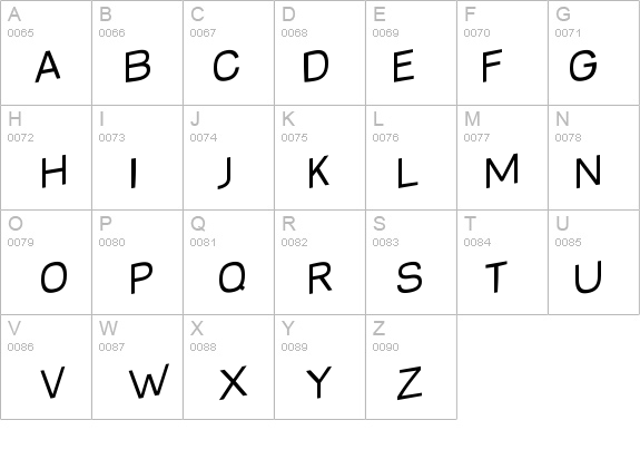BabyMinePlumpJumping details - Free Fonts at FontZone.net