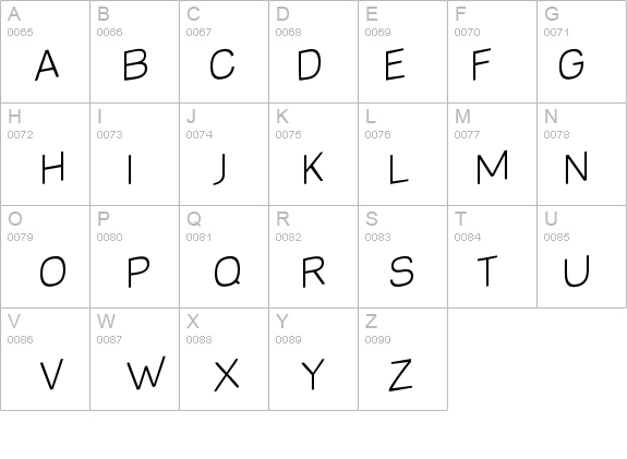 BabyMineThinJumping details - Free Fonts at FontZone.net