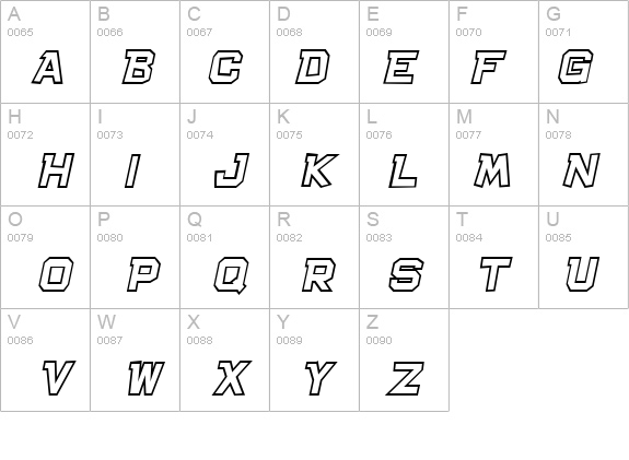 Bachelor Pad Outline JL Italic details - Free Fonts at FontZone.net