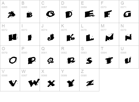 BackWater52 Bold details - Free Fonts at FontZone.net