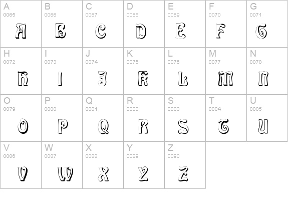 Baldur Shadow details - Free Fonts at FontZone.net
