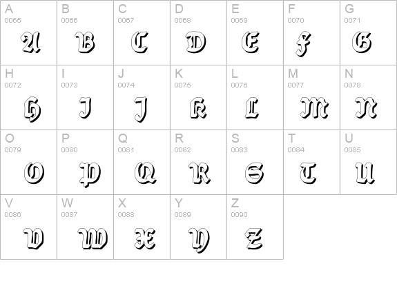 BalladeShadow details - Free Fonts at FontZone.net