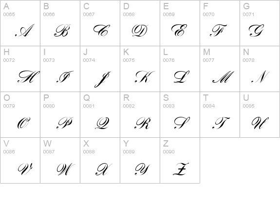 Bank Script Joining D details - Free Fonts at FontZone.net