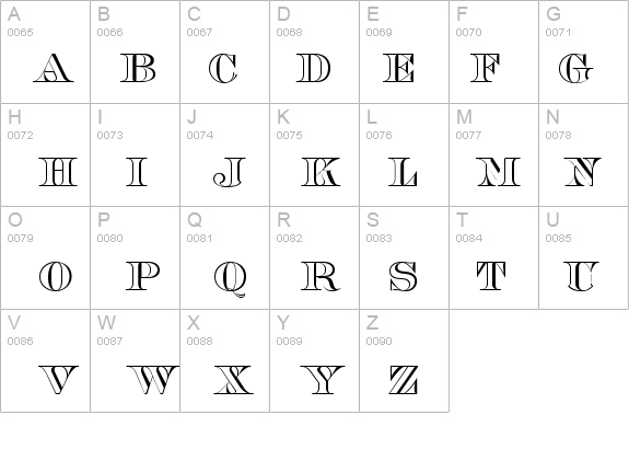 Barclay Outline Cg details - Free Fonts at FontZone.net