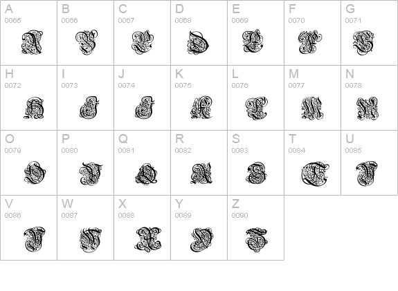 Barock details - Free Fonts at FontZone.net