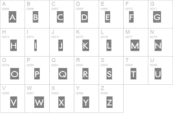 Barred Out details - Free Fonts at FontZone.net