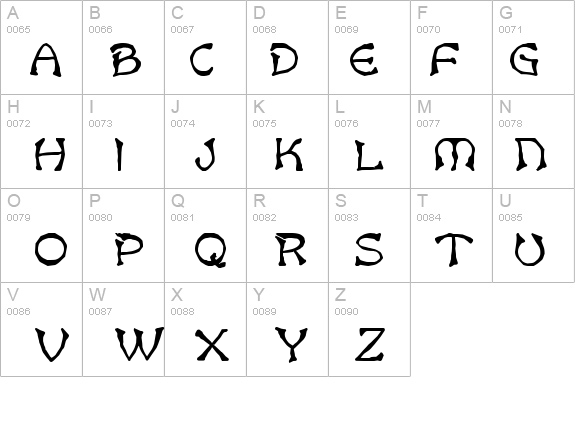 Bart Heavy Normal details - Free Fonts at FontZone.net