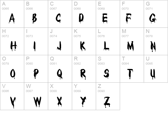 Base:Halloween details - Free Fonts at FontZone.net