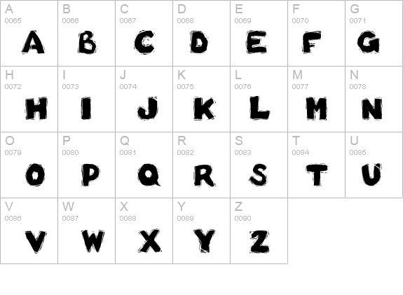 !Basket of Hammers Bold details - Free Fonts at FontZone.net