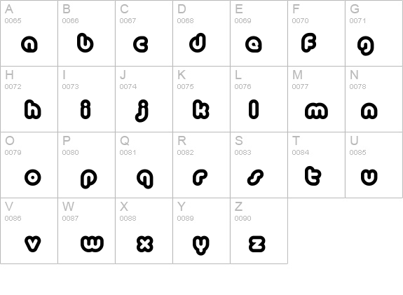 Baubau details - Free Fonts at FontZone.net