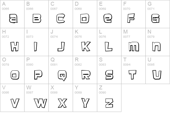 BaveuseThreeD-Regular details - Free Fonts at FontZone.net