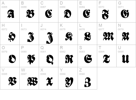 Bayreuth details - Free Fonts at FontZone.net