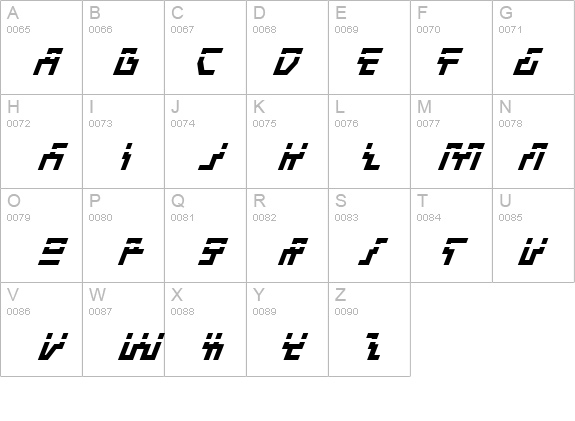 Beam Rider Bold Italic Laser details - Free Fonts at FontZone.net