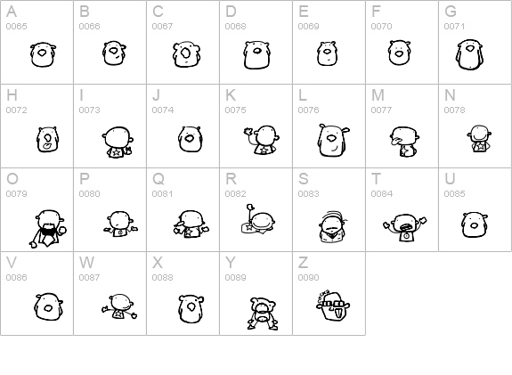 beestings bats details - Free Fonts at FontZone.net