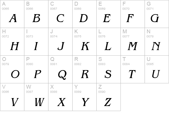 BenjaminSerif-RegularItalic details - Free Fonts at FontZone.net