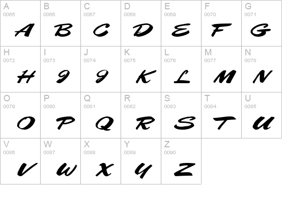 BestShotText56 Regular details - Free Fonts at FontZone.net