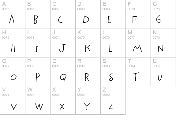 BethsCuteHmkBold details - Free Fonts at FontZone.net