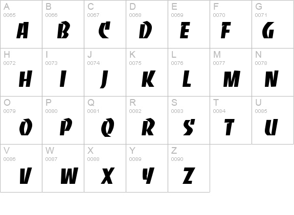 Bianco T. details - Free Fonts at FontZone.net