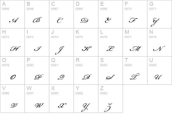 Bickham Script One details - Free Fonts at FontZone.net