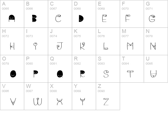 bigattino details - Free Fonts at FontZone.net