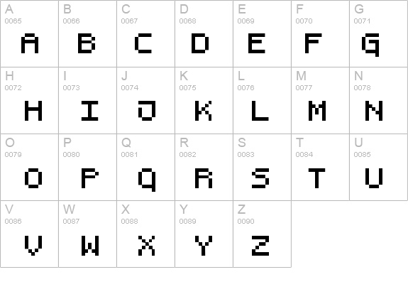 Bit6 details - Free Fonts at FontZone.net