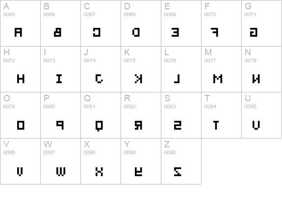 bitmirror details - Free Fonts at FontZone.net