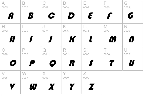 BixleeObl-Heavy details - Free Fonts at FontZone.net