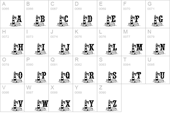 BJF Beacon of Light details - Free Fonts at FontZone.net